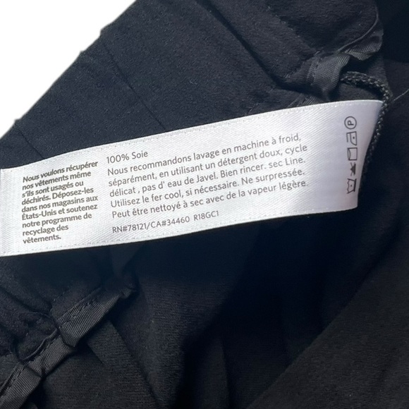 Eileen Fisher Pleated 100% Silk Jogger Pant Zipper Ankle size medium. - Picture 10 of 10